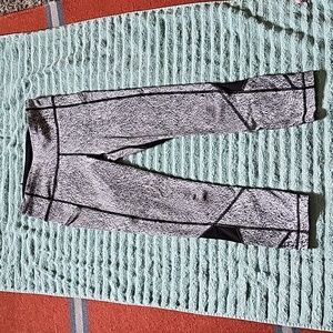 lululemon athletica Black and White Patterned Leggings